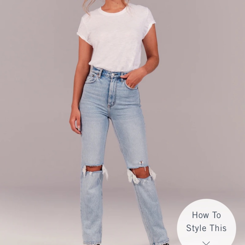 '90s Ultra High Rise Straight Jeans